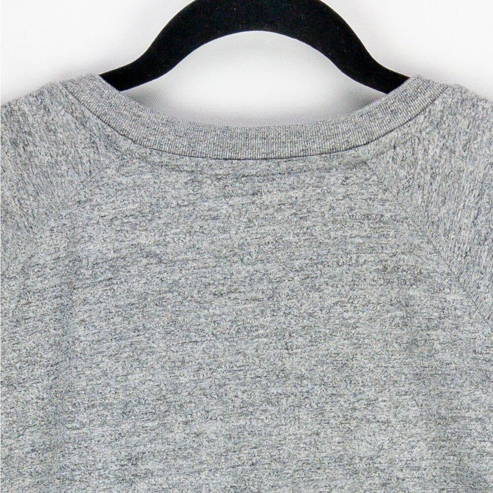 Gap Henley Men's T-Shirt Size XL Long Sleeve Gray 3-Buttons Ribbed Cuffs Tagless - Picture 8 of 9